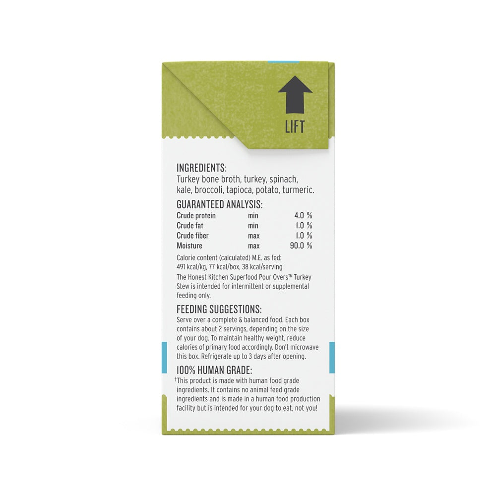 Honest kitchen hot sale serving size