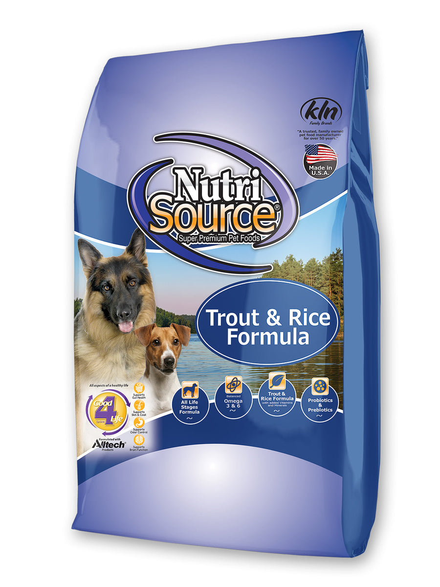 Nutrisource Trout Rice Dry Dog Food Pet Food Supplies