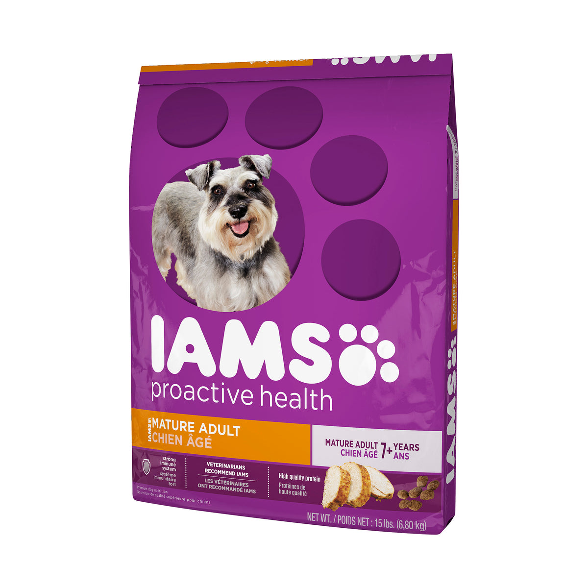 Iams older dog discount food