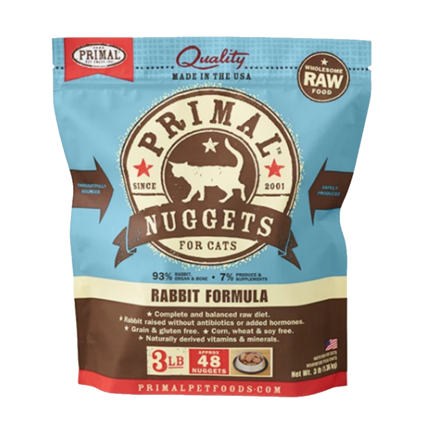 Primal rabbit sale cat food