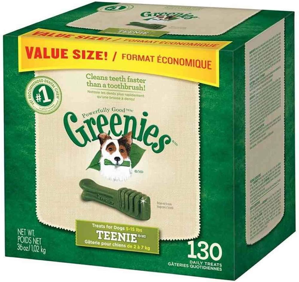 Green dog treats for teeth best sale