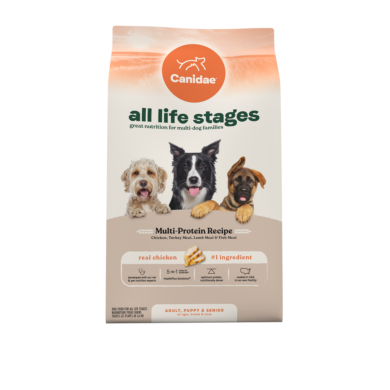 Canidae All Life Stages Multi Protein- Chicken, Turkey, Lamb & Fish, Dry Dog Food