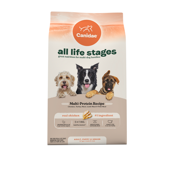 Canidae All Life Stages Multi Protein- Chicken, Turkey, Lamb & Fish, Dry Dog Food