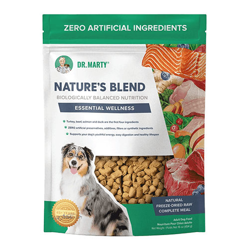 Dr. Marty Freeze Dried Nature's Blend Essential Wellness Dog Food