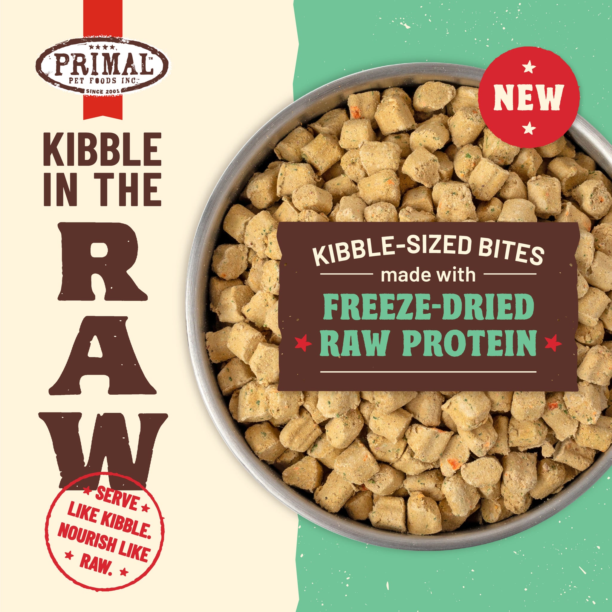 Freeze dried kibble dog food hotsell