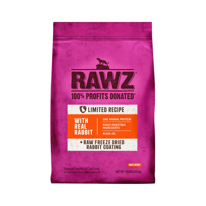 RAWZ Meal Free Dehydrated Rabbit Dry Cat Food