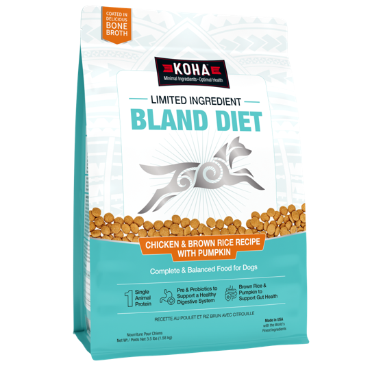 KOHA Limited Ingredient Bland Diet Chicken & Brown Rice Dog Food