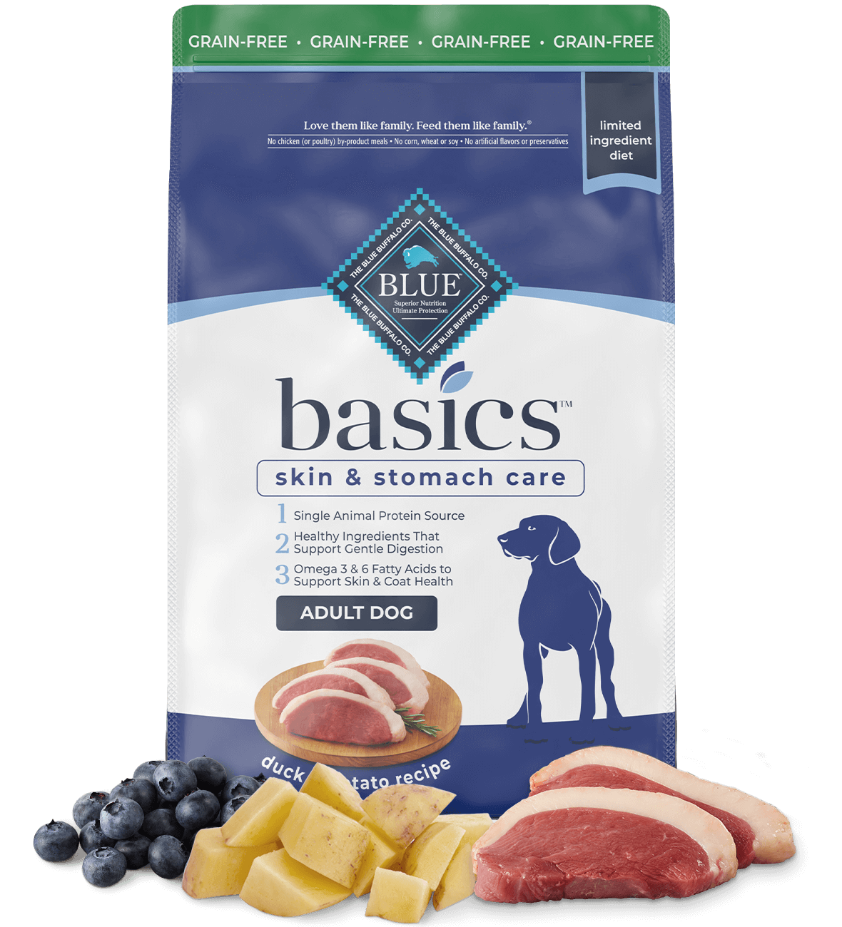 Blue buffalo sensitive 2024 skin dog food