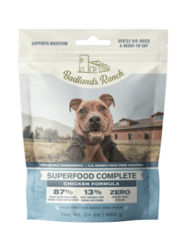 Badlands Ranch Air Dried Chicken Dog Food