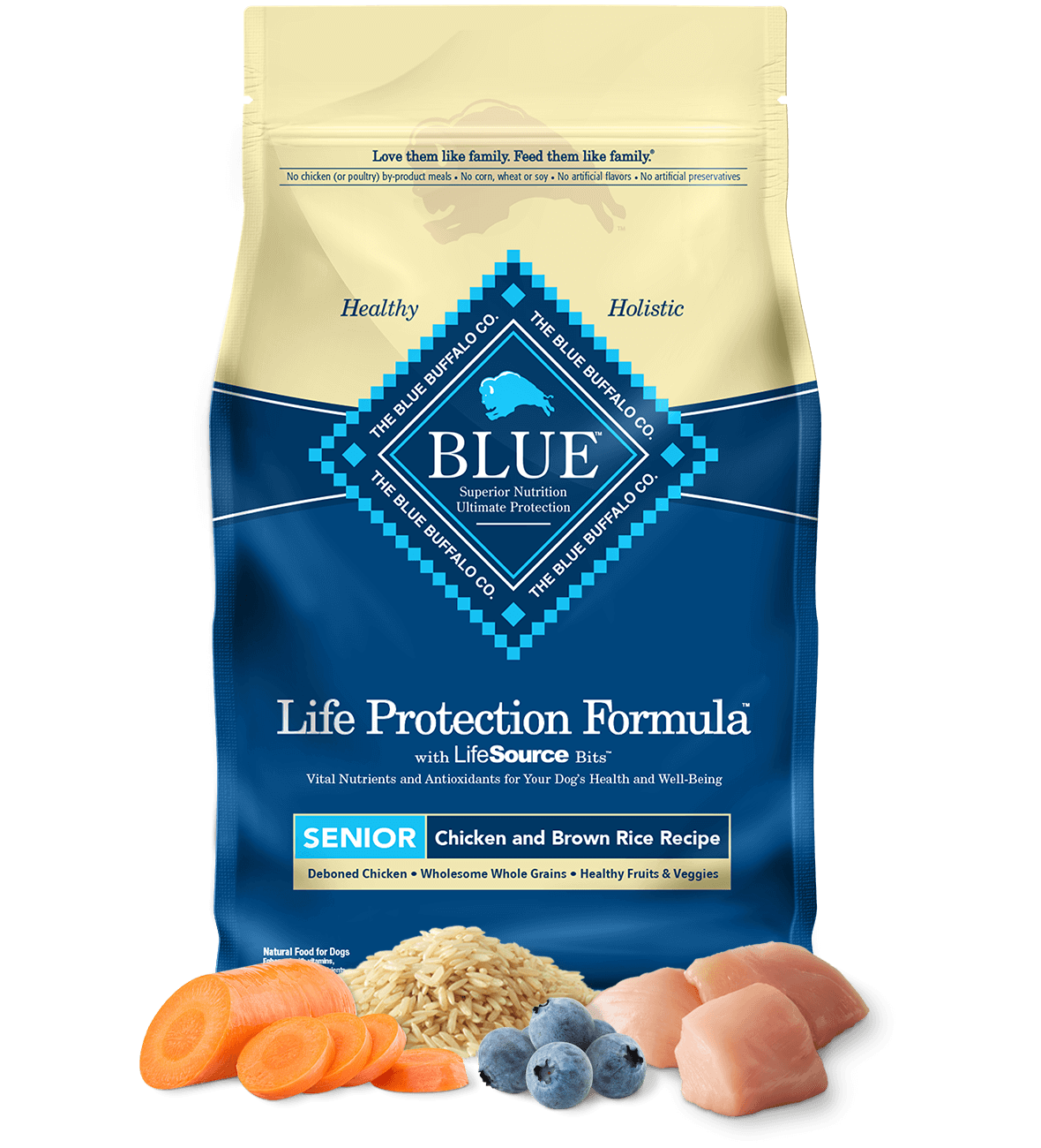 Blue dry shop dog food