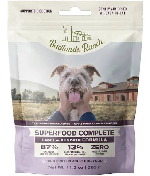 Badlands Ranch Air Dried Lamb Venison Dog Food