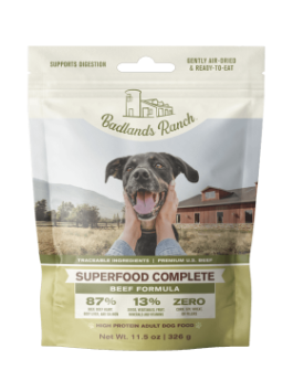 FREE NATIONWIDE SHIPPING Badlands Ranch Air Dried Beef Dog Food