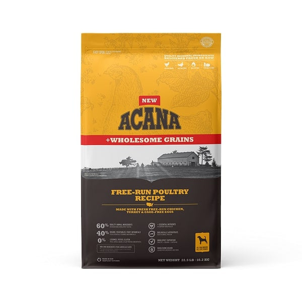 ACANA Wholesome Grains Free Run Poultry Recipe Dry Dog Food