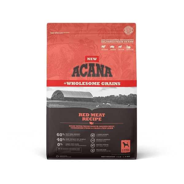 ACANA + Wholesome Grains Red Meat Recipe Dry Dog Food