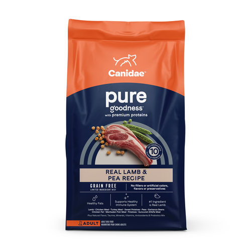 Canidae Grain Free Pure Lamb & Pea Recipe Dry Dog Food