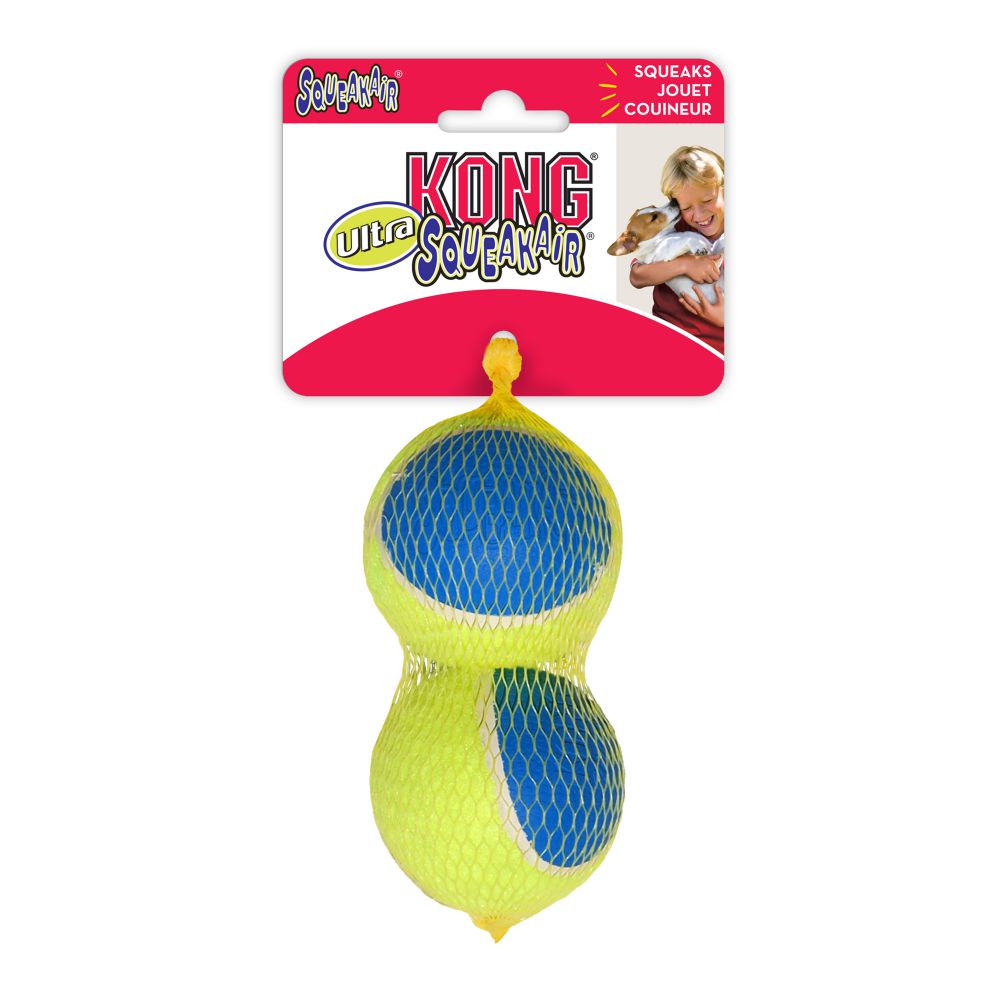 Kong Ultra Squeakair Balls 2 Pack Dog Toy