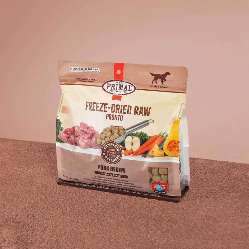 Primal dehydrated outlet dog food