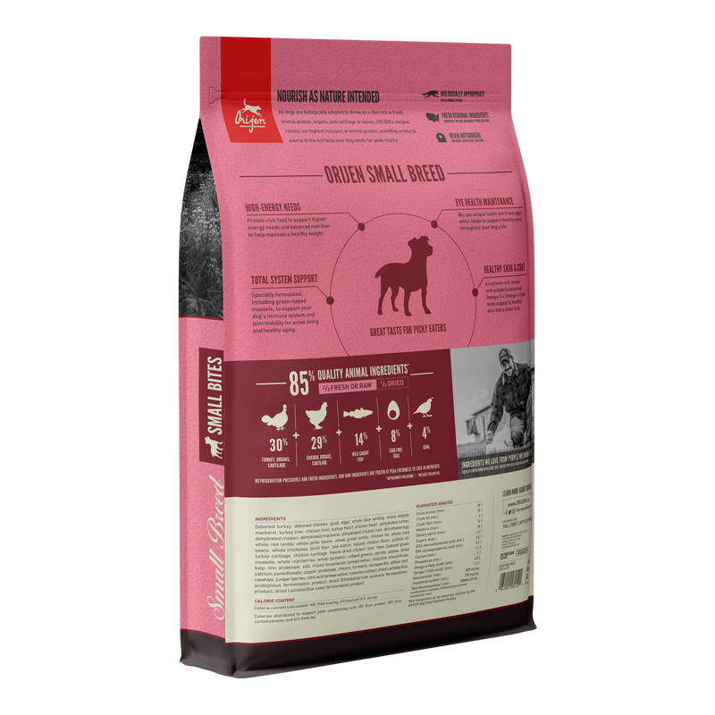 Orijen small dog food best sale