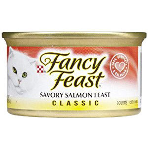 Salmon cat food wet sale