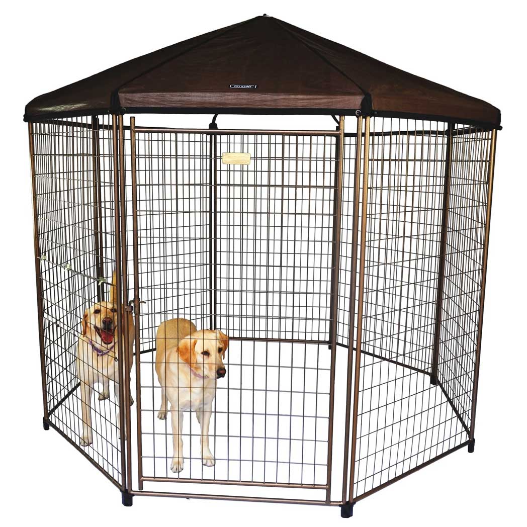 Advantek original pet gazebo outdoor sale dog kennel with reversible cover