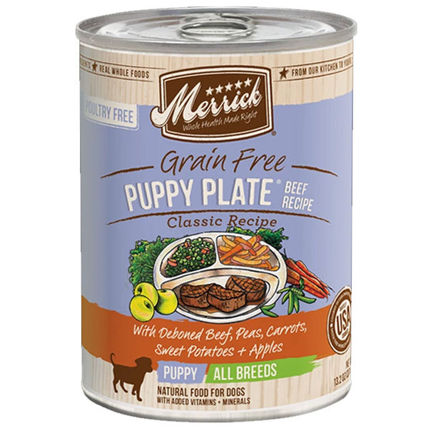 Merrick Beef Puppy Plate Free NJ Local Delivery