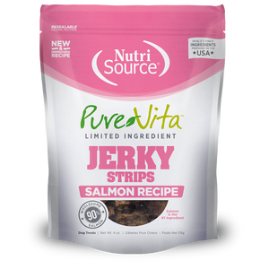 Nutrisource Pure Vita Salmon Jerky Dog Treats