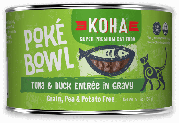 KOHA Pok Bowl Tuna Duck in Gravy Wet Cat Food