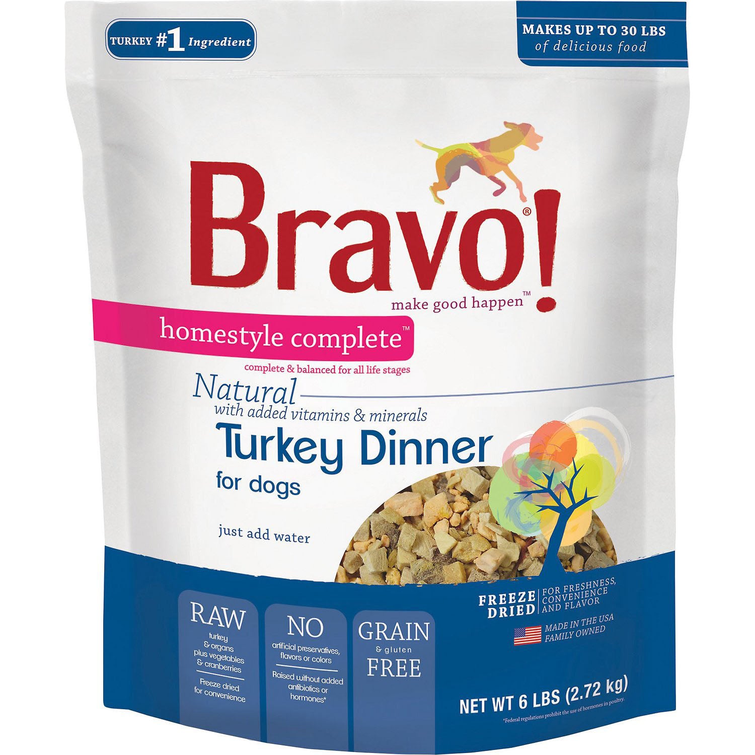 FREE NATIONWIDE SHIPPING Bravo Freeze Dried Turkey