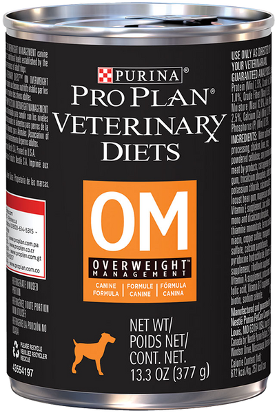 Purina Pro Plan Veterinary Diets OM Overweight Management Wet Dog Food NJPetSupply