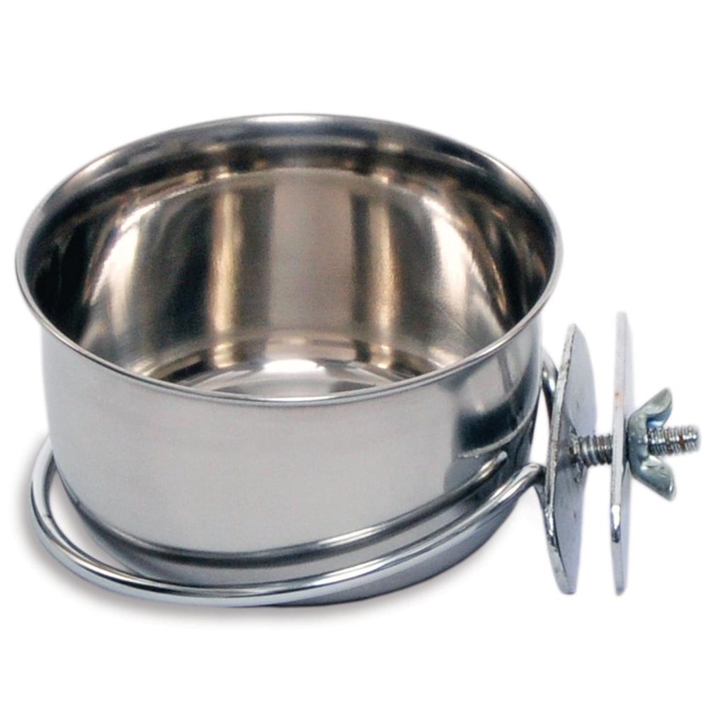 Petmate Stainless Steel Replendish Waterer for Dogs, 16 Cups