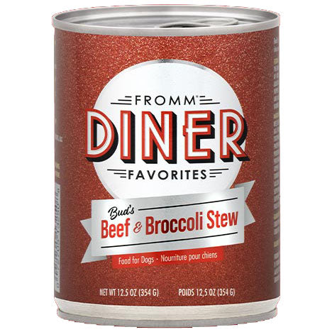 Fromm Diner Favorites Bud s Beef Broccoli Stew Wet Dog Food