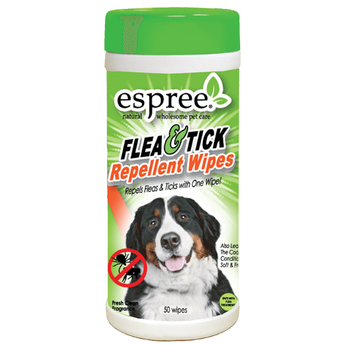 Flea and tick clearance wipes