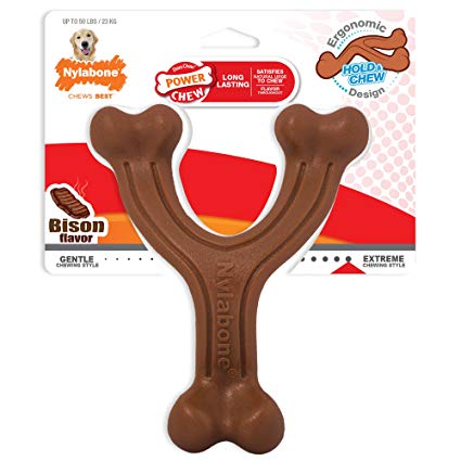 Nylabone Power Chew Pretzel Bacon & Peanut Butter Dog Chew Toy