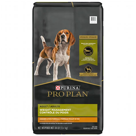 Weight management dog outlet food purina